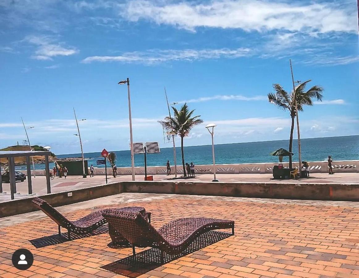 Belissimo Flat Direto Na Praia Da Barra - Flat Beira Mar No Circuito Do Carnaval Salvador Exterior photo